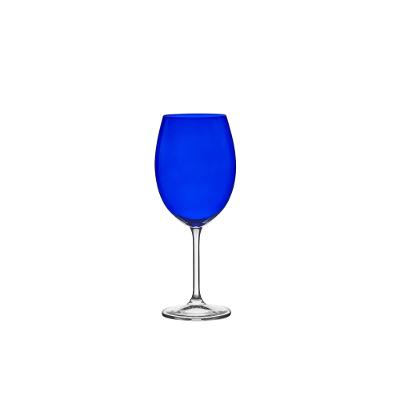 Taça de Cristal para Vinho Bordeaux Gastro Azul 580 ml 6 Peças Bohemia