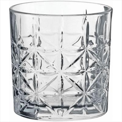 Copo Uísque 8x8x8 cm 250ml Vidro Transparente 6 Peças Fabulous - GS