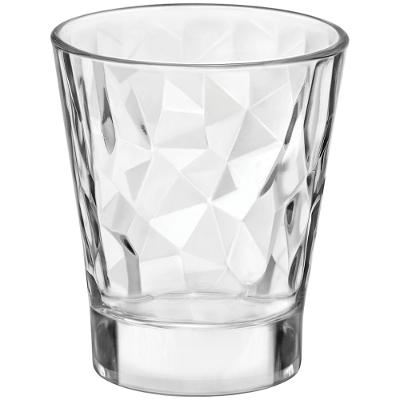 Copo Shot 6 Peças Vidro Transparente 85Ml Bormioli Rocco Diamond 7X6X6Cm