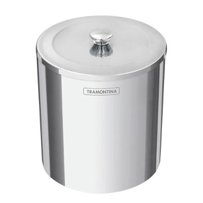 Lixeira Inox Útil Tramontina 5L de Aço Inox Polido