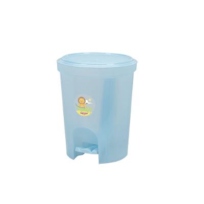 Lixeira Infantil com Pedal Plástico Azul 66 L Sanremo