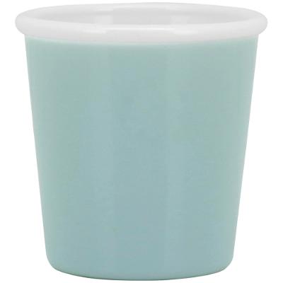 Copo Café Vidro Temperado 95Ml Bormioli Rocco Aromateca Azul 6X6X6Cm