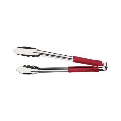 Pegador Inox Cabo Emborrachado Utilita Vermelho 30 Tramontina
