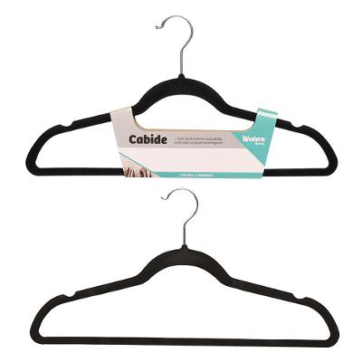 Jogo 2 Cabides Preto 45Cm Western Home