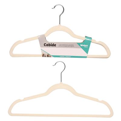 Jogo 2 Cabides Bege 45Cm Western Home