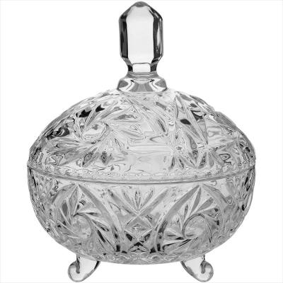 Potiche de Cristal Eco Transparente - GS - 19x16x16 cm