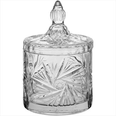 Potiche 16x10x10 cm Vidro Transparente - GS