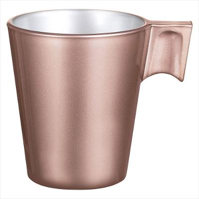 Xícara Vidro Rosé 80ml Luminarc Flashy Expresso 6x6x6cm