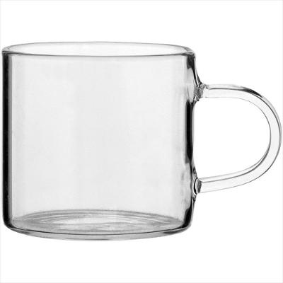 Xícara Café 6 Peças Transparente 75ml Clear Borosilicato 5x5x8cm - NH