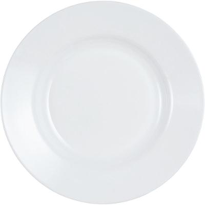 Prato Raso Everyday Vidro Temperado Branco 6Peças Luminarc