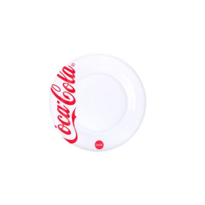 Prato para Sobremesa de Melamina Coca-Cola 20 cm