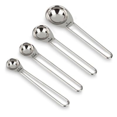 Conjunto Medidores Inox Tipo Colher 4 Peças Top Pratic Brinox