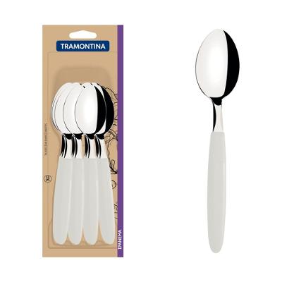 Conjunto Colher Mesa Inox 12 Peças Ipanema Branco Tramontina