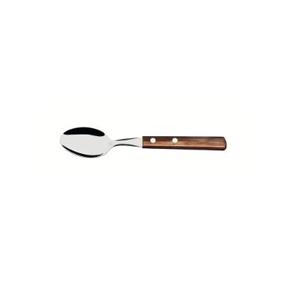 Colher Mesa Inox Polywood Castanho Tramontina