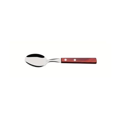 Colher Cha Inox Polywood Vermelho Tramontina