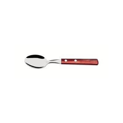 Colher Mesa Inox Polywood Vermelho Tramontina