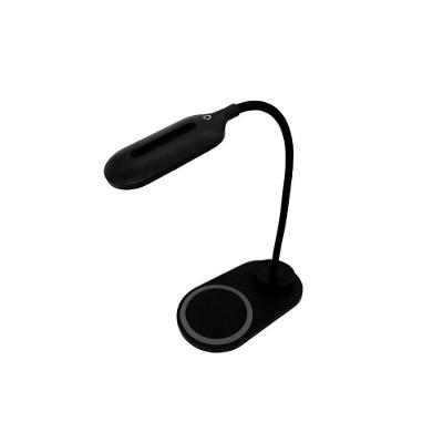 Luminária Dream L100 Com Carregador Wireless E Haste Flexível L100 Preta