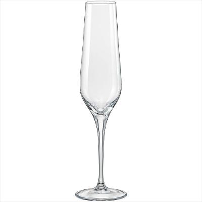 Taça Champanhe 195ml Cristal Transparente 6 Peças Bohemia