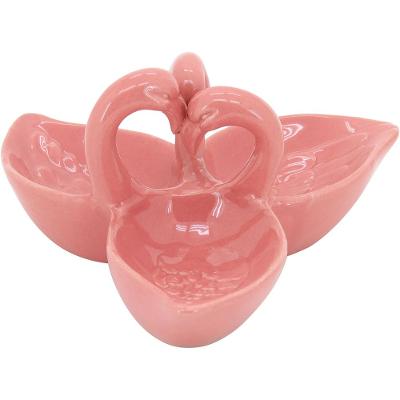 Flamingo Cerâmica Rosa Flamant 16X7X7Cm
