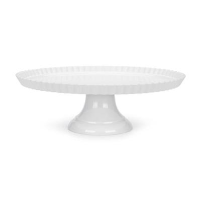 Boleira com Borda Buffet Branco 35,5x11,5cm Haus Concept