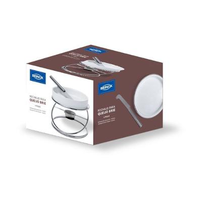 Conjunto 4 Peças Rechaud para Queijo Brie Brinox