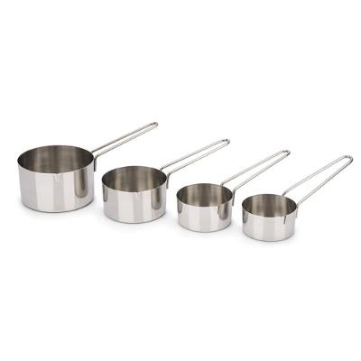Conjunto Medidores Inox Tipo Xícara 4 Peças Top Pratic Brinox