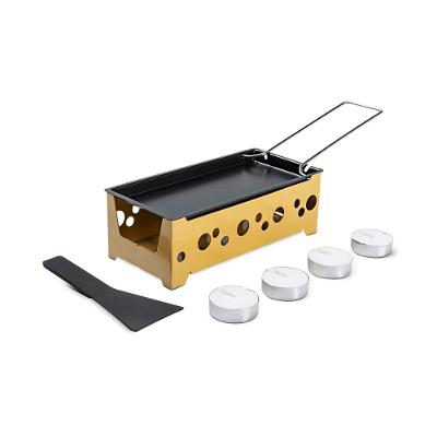Conjunto Raclette 7 Peças Amarelo Brinox