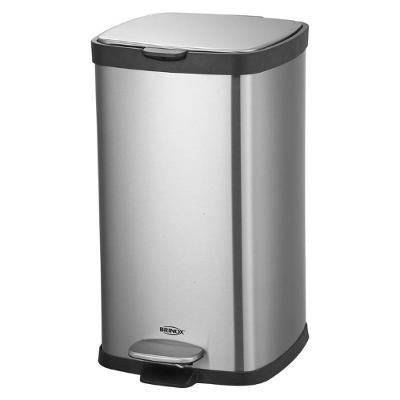 Lixeira com Pedal E Balde Frame 20L Inox Brinox