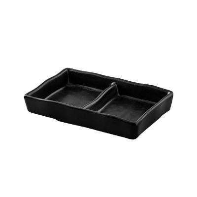 Molheira Dupla Osaka 13x8,2x2,6cm Preto  Haus Concept