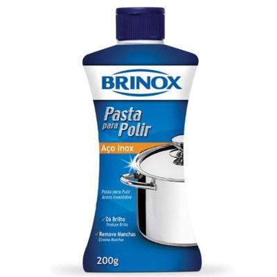 Pasta para Polir Aço Inox 200g Brinox