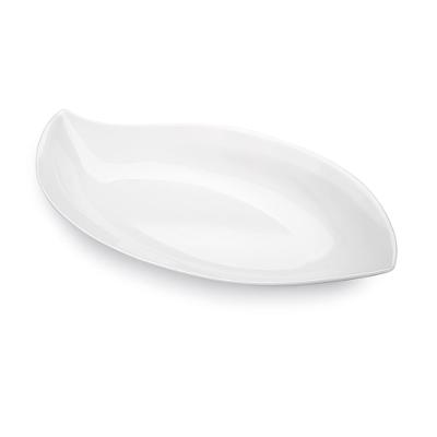 Travessa Funda Folha Branco 59x32,5x9 4,2L Haus Concept