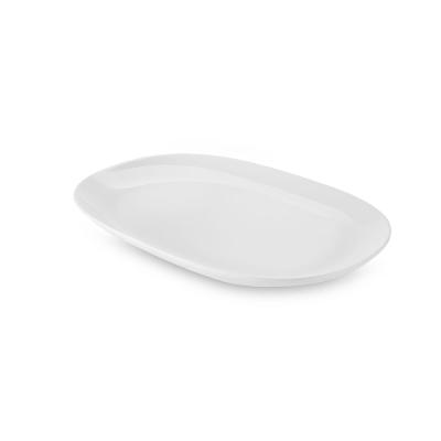 Travessa Oval Rasa Buffet Branco 33,5x21,7x3cm Haus Concept