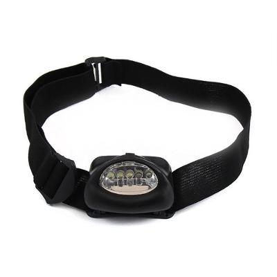 Lanterna para cabeça 5 leds preto