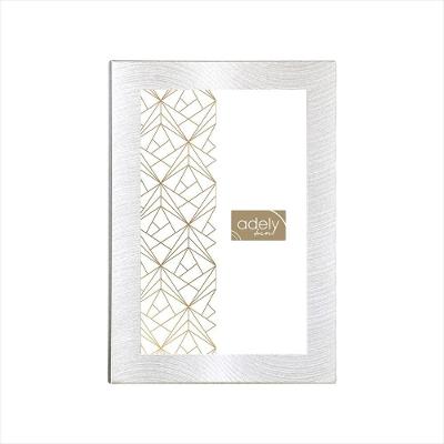 Porta-Retrato 10X15 Prata  - Lumini - Adely Decor