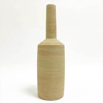 Vaso Bege Ceramica Adely