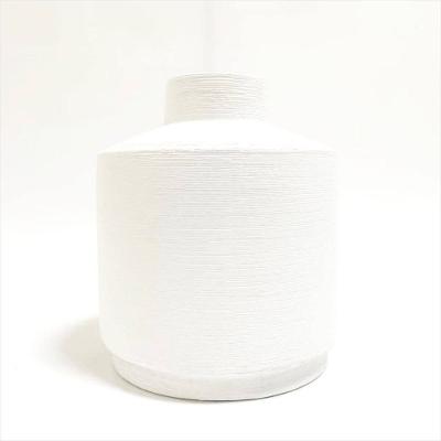 Vaso Off White Ceramica Adely