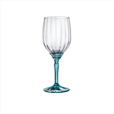 Jogo 6 Taças Vinho Florian Blue 380 ml