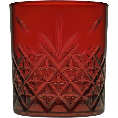 Jogo 4 Copos Whisky Vermelho Timeless 345 ml