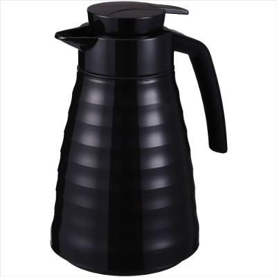 Garrafa Térmica Preta com Ampola De Vidro 1L