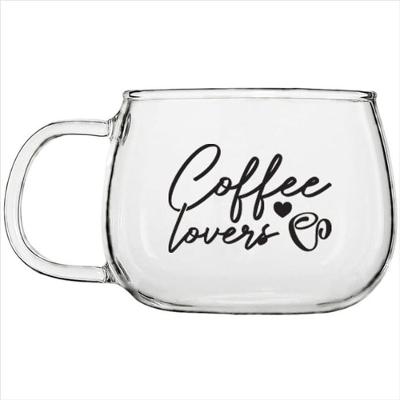 Xícara Coffee Lovers Borosilicato 300 ml