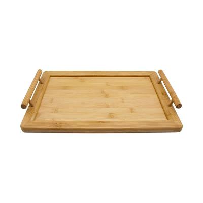 Bandeja Bambu com Alça 35X24 cm Hauskraft