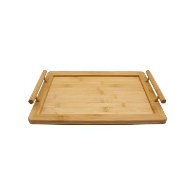 Bandeja Bambu com Alça 45X30 cm Hauskraft