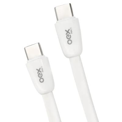 Cabo Type C (Typec/Typec) Ce207 Branco  Oex Enjoy