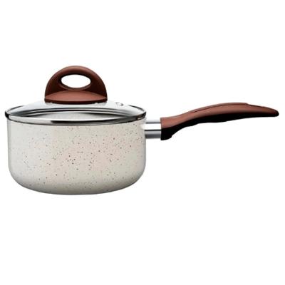 Panela com Tampa 18 1,55L Ceramic Life Granada Indução Vanilla Brinox