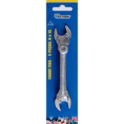 Chave Fixa 6A15Mm 5 Peças