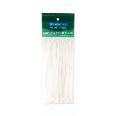 Abraçadeira de Nylon 295x4,6 mm Tramontina Branca