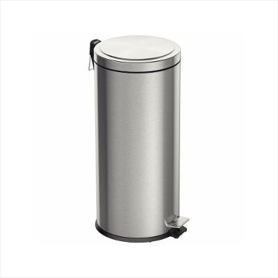 Lixeira Inox com Pedal Brasil Plus 30L Tramontina
