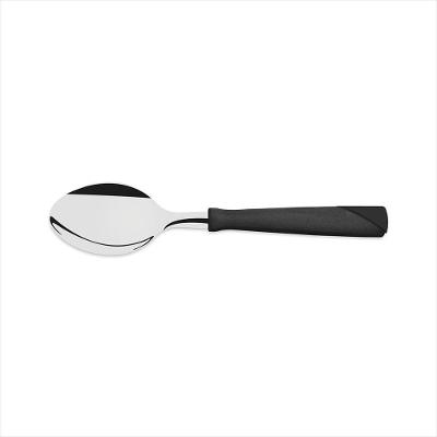 Colher Mesa Inox New Kolor Preta
