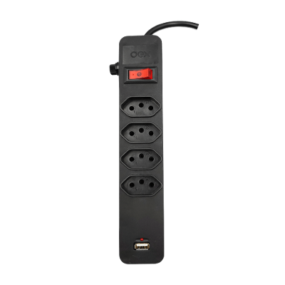 Filtro De Linha Régua Extensão 4 Entradas E Usb Tm101 OEX