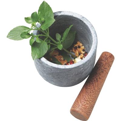 Pilão Mortar Tramontina Organic Cumaru e Pedra Sabão 12 cm